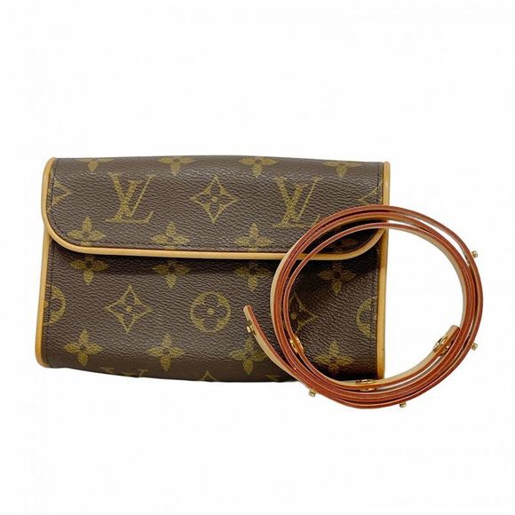 Louis Vuitton Monogram Pochette Florentine M51855 Brown Women's - Picture 1 of 9